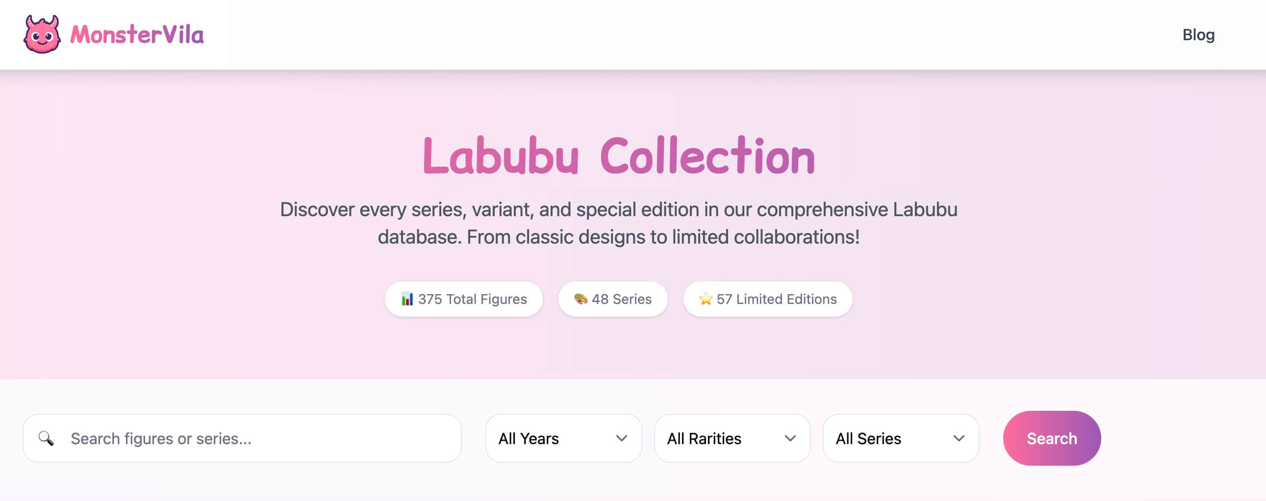 Welcome to MonsterVila.com — Your Ultimate Labubu Figure Database
